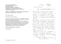 Anteprima di Ringrazia un Monsignore degli auguri natalizi e delle buone notizie sul suocomportamento. Aggiunge i saluti a D. Ercolini D..