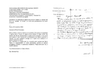 Anteprima di Si compiace di sapere che prima di essere un soldato del Re è un soldatodi Cristo; lo invita alla perseveranza nei buoni propositi; (La lett. è incollata su un cartoncino insieme ad una sua foto.)