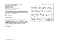 Anteprima di Spera abbiano ricevuto il saldo della cambiale della Sig.ra Agata Frey; la sorella di Lei, Elisa, ha un credito di fr. 13 mila: consiglia di pagarla arate non troppo gravose.