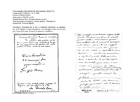 Anteprima di Ringrazia per la lett. e risponde mandando un pensiero aut. di D. Bosco; loincoraggia a fare ciò che può per il bene della casa, evitando le spese nonnecessarie.