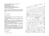 Anteprima di Il Ch. Baena E. si è rassegnato alla sua sorte di lebbroso; spera che la visita di D. Albera P. abbia ravvivato la loro pietà; ha ricevuto la domanda delle polveri per la birra; D. Olivazzo M. non tornerà.