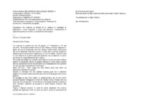 Anteprima di Ha ricevuto le notizie di D. Albera P.; consiglia di fabbricare i nuovilazzaretti a conto del Governo; raccomanda di applicare qualcuno al canto, al pianoforte e all'organo.