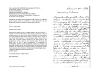 Anteprima di Ha ricevuto le sue notizie dal Coad. Piantoni R.; prega per quella nazione dove va crescendo il male spirituale; con gli spregiudicati bisogna trattenersi in conversazioni familiari.