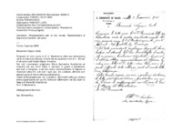 Anteprima di Ringraziamento per le lire inviate. Raccomanderà al Signore le intenzionidel conte.