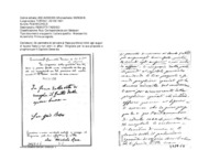 Anteprima di Promette di scrivere al Papa. Ringrazia per le sue proposte e preghiere eper l'esito del Capitolo Generale.