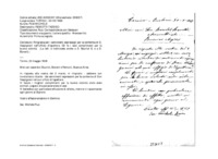 Anteprima di Ringrazia per i sentimenti espressigli per la conferma di D. Vespignaninell'ufficio d'ispettore. Gli fà i suoi complimenti per la buona volontà.(La lett. è indirizzata anche a D. Bourlot S. e a D. Bonetti.)