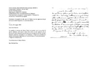 Anteprima di Ha spedito la lett. per il S. Padre, ma non approva che gli scriva con tanta frequenza: ci vuole discrezione.