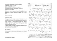 Anteprima di È preoccupato per la salute del direttore. Si consola per l'impegno chemettono nell'assisterlo. Racconta che D. Bosco, quando gli diminuiva la vista, era assistito da un sacerdote. (P.S. aut. di D. Rua.)