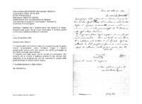 Anteprima di Desidera che il direttore arrivi fino all'età di D. Bosco. Ringrazia degli auguri che gli fa per l'onomastico. È contento perché lui è tornato a celebrare all'altare di S. Michele.