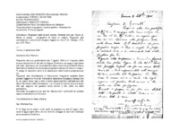 Anteprima di Ringrazia delle buone notizie. Attende che con l'aiuto di Maria si possa progredire di bene in meglio. Riguardo alla confessione e comunione bisognaleggere la vita di D. Cafasso. (P.S. aut. di D. Rua.)