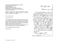 Anteprima di Miglioramento della salute del parroco. Riguardo all'oratorio delle ragazzeraccomanda di attenersi fedelmente alle diposizioni dell'ispettore.
