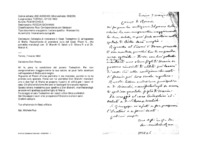 Anteprima di Consiglia di ricoverare il Coad. Todeschini G. all'ospedale di Biella. Raccomanda di prendersi cura del Coad. Pisoni L., che potrebbe mandargli conD. Bianchi E. Saluti a D. Sikora P. e al Ch. Melich K.