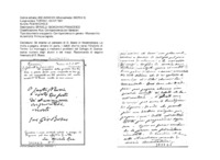 Anteprima di Ringrazia della lett. scritta su un foglio con un pensiero di D. Bosco. Lo incoraggia a risolvere i problemi del collegio: scarso numero degli alunni e dei mezzi. Raccomanda di seguire l'esempio di D. Bosco.