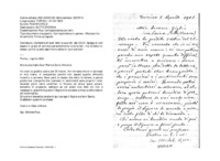 Anteprima di Conferma di aver letto la sua lett. del 23.03. Spiega di non essere in grado di scrivere personalmente tutte le lett., ma le fà dettare, quindi queste esprimono sempre i suoi pensieri.