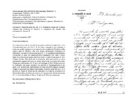 Anteprima di Risponde alla lett. del 3.11 di una signora di Sondrio, chiedendo scusa perla secca risposta del direttore del posto in occasione del cambio del confessore D. Romani F.