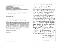 Anteprima di Ringrazia della lett. del 23.10 e dei saluti di vari personaggi. Parla della prevista destinazione del Coad. Rossi A. e assicura il dir. D. ScaloniF. di appagarlo nel suo bisogno di personale.
