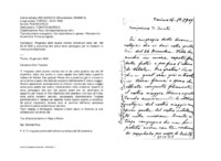 Anteprima di Ringrazia delle buone notizie contenute nella lett. del 26.12.1908 e comunica che come terzo compagno per le missioni in India andrà Bachstetz.