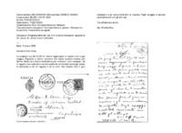 Anteprima di Ringrazia della lett. del 31.01 e dà le indicazioni riguardo al Ch. QuinnE., che si trova in difficoltà.