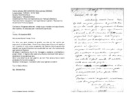 Anteprima di Ringrazia della lett. e degli auguri natalizi e di capo d'anno, che ricambia. Si compiace per il rendiconto spirituale.