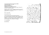 Anteprima di Comunica di aver trasmesso la sua lettera a suo padre. Si lamenta perché lei non ha confidenza con la Direttrice e le raccomanda di volerla riacquistare.