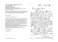 Anteprima di Conferma l'arrivo della lett. del 30.03. Le dà due consigli prima di presentarsi all'Ispettrice per trattare sull'accettazione tra le FMA. La incoraggia a presentare tranquillamente le domande.