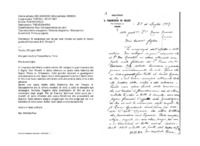 Anteprima di Si congratula con lei per aver trovato un posto di lavoro grazie all'intervento di D. Rinaldi F.