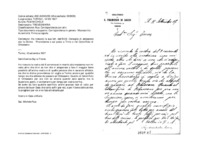 Anteprima di Ha ricevuto la sua lett. dell'8.09. Consiglia di adoperare con la Divina Provvidenza o sul posto a Trino o nel Cotonificio di Orbassano.