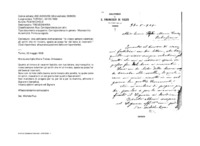 Anteprima di Una edificante dichiarazione: io ricevo sempre volentieri gli scritti che mi inviano, specie se posso far del bene ai ricorrenti. (Così rispondevaalla preoccupazione della corrispondente).