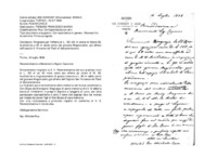 Anteprima di Ringrazia per l'offerta di L. 150 (60 in onore di Maria SS. Ausiliatrice e 90 in saldo conto del giovane Magiomaldo, già allievo dell'ospizio S. Vincenzo de' Paoli di Sampierdarena.)