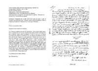 Anteprima di Ringrazia per la lett. del 20.09, per gli auguri e per le amabili condoglianze per il Decreto relativo alla Confessione. Date le disposizioni secondo il Decreto non vi sono più difficoltà.