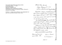 Anteprima di Risponde alla sua lett. in latino: congratulazioni ed auguri per la sua vestizione clericale. (Testo latino)