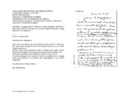 Anteprima di Ha saputo che D. Oddone G. è stato mandato lì dal Chili; è certo che è vittima di accuse a cui si diede troppa importanza. Allega alcune lett. da recapitare.