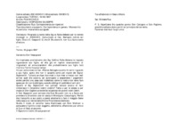Anteprima di Ringrazia a nome della Sig.ra RolleAbbene per le notizie inviategli (v.A4540401). Comunicate al Cav. Bertagna notizie sul figlio. Dica a D. Gasparoli G. che D. Bruzzone A. non va a Sucre come direttore.