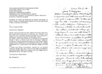 Anteprima di Ha ricevuto gli schemi del loro Capitolo Provinciale. Ha dovuto rifiutarela proposta della fondazione di una casa nella diocesi di Salta. Uniscelett. e commissioni.