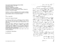 Anteprima di Ha ricevuto le deliberazioni del loro Capitolo nazionale. Invia, fra le altre, una lett. della sorella Annunziatina, con la quale parlerà andando aNizza, o ne incaricherà D. Bretto C.