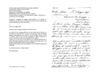 Anteprima di Trasmette la supplica della Madre di D. Bottari G., missionario sal. da 11 anni in America, di poter venire a consolare sua madre e sistemare gli affari di famiglia.