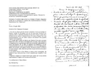Anteprima di È contento degli articoli sul Collegio di Rosario; disgustato invece per lamancanza di risposta alla raccomandazione di Amista. Raccomanda l'Avv. Debernardi.