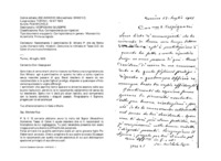 Anteprima di Raccomanda il pentitissimo D. Milano P. che da Roma vuole ritornare nellemissioni. Comunica la richiesta di Tasso G.D. da Colon di una nuova fondazione.