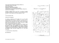 Anteprima di Risponde alla lett. del 22.8 e, alla base di qualche confratello ammalato, dà le indicazioni su come comportarsi con gli ammalati. Un certo coadiutorenon è ancora apparso in Italia.