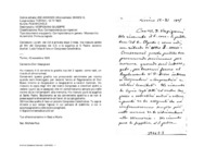 Anteprima di La lett. del 2.8 è arrivata dopo 3 mesi. Ha ricevuto anche gli Atti delCongresso dei C.S. e la supplica al S. Padre: saranno studiati. Loda l'ideadi fare un Congresso Catechistico.