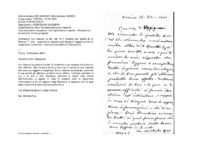 Anteprima di Ha ricevuto la lett. del 15.11 insieme con quella di D. Remotti T., alla quale dà la risposta e gli chiede di leggerla prima di recapitarla. Le due lett. ricevute le manderà a D. Marenco G.