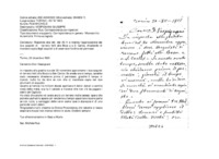 Anteprima di Risponde alla lett. del 20.11 e manda l'approvazione dei due acquisti di terreno fatti alla Boca e a S. Carlos, chiedendo di mandare copia degli acquisti e di osservare l'ordine dei permessi.