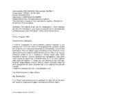 Anteprima di Ha ricevuto la lett. dal Ch. Impeduglia V., che si lamenta del fatto che nonostante i suoi studi e la sua età non fu ammesso alla professione perp. e alle ordinazioni. Indica come trattare con lui.