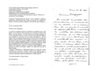 Anteprima di Ringrazia della lett. del 20.11 con i rendiconti. Insiste sul cambio allacarica del parroco a Boca (D. Bourlot S.) e stabilire D. Bonetti V. Parleràcon Mons. Cagliero G. del Vicariato della Patagonia.