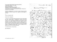 Anteprima di Permesso per il Ch. Korda P. di poter iniziare gli studi di teologia con lerelative indicazioni per l'Ispettore su come eseguire il permesso.