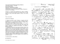 Anteprima di Lo ringrazia delle condoglianze per i disastri di Messina. La Sig.ra De Vivot ha annunciato la sua prossima visita. Un tale, sposato con prole, voleva essere accettato in congr., ma lo hanno rifiutato.