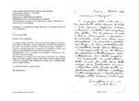 Anteprima di Lo ringrazia per avergli procurato la visita delle Sig.re De Vivot e Mosquera.