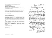 Anteprima di Ringrazia la Sig.ra Maria R.B. de Benitez per l'assegno di L. 110 a favore della chiesa di S. Maria Liberatrice. Ha preso nota per D. Minguzzi D. degli indirizzi dei cooperatori argentini da correggere.