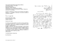 Anteprima di Ringrazia per le notizie sul buon andamento del Collegio S. Gioachino. Loincoraggia a continuare il suo lavoro cercando di moltiplicare i salesiani.