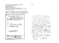 Anteprima di Invia un pensiero di D. Bosco. Risponde a nome di D. Rua che si felicita per il suo zelo e spera che si troverà bene con il suo nuovo ispettore D.Malan A. (Scrive il segretario di D. Rua.)